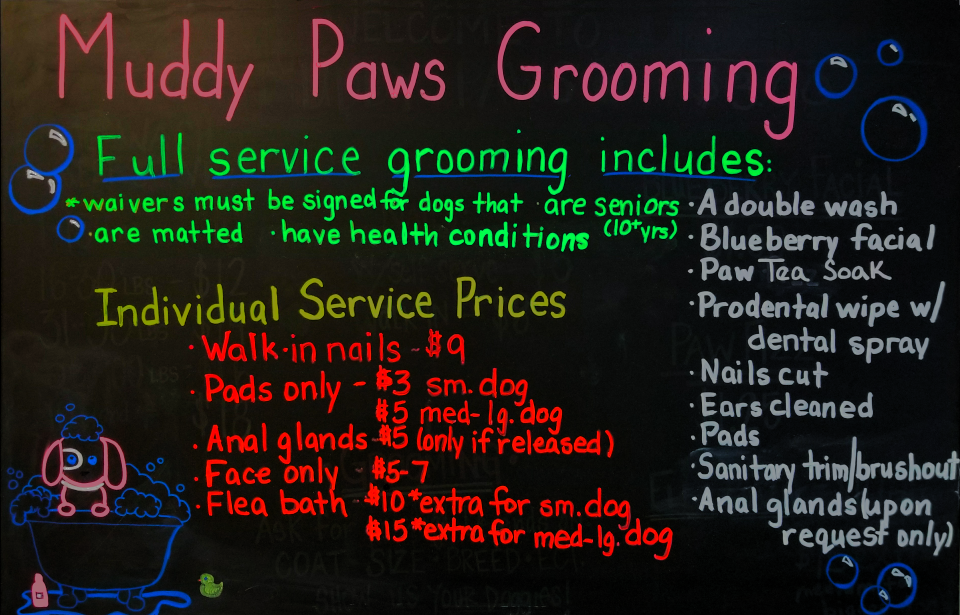 Muddy Paws Dog Wash and Grooming
